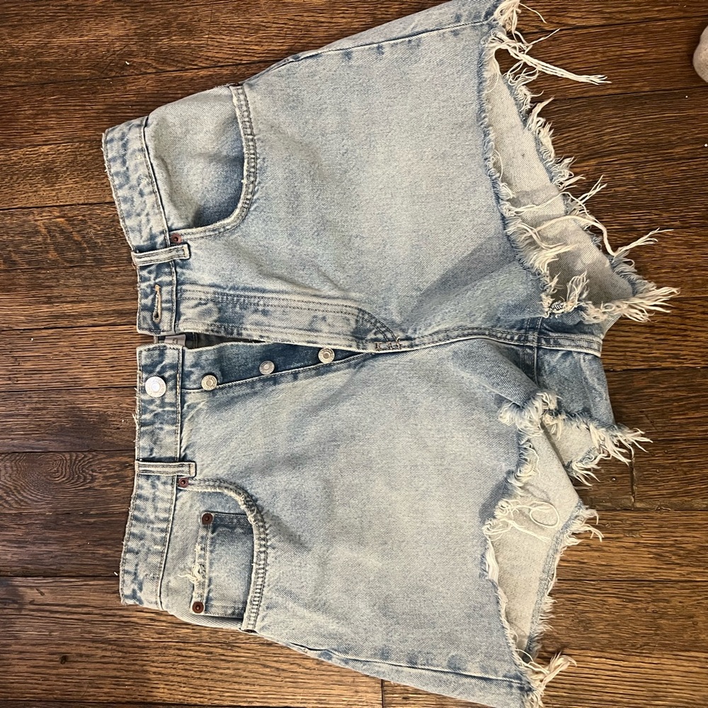 Zara high rise shorts